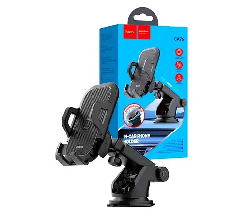 Автодержатель с зажимами Hoco CA76 магнитный автомобильный держатель для мобильного телефона в авто на присоске - фото 5