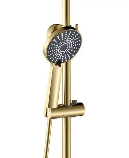 Душова система Rea Marco brushed gold з виливом REA-P8548, Золотий - фото 4