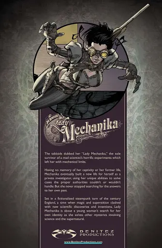 Lady Mechanika (2016 Benitez Productions) FCBD #2020 - фото 18