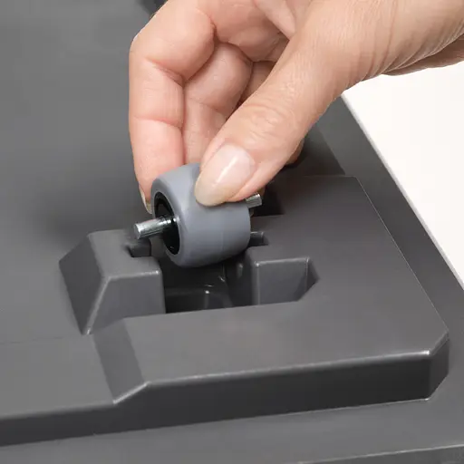 Вазон Lamela Karo 40х40х40 см серый бетон (9709359) - фото 4