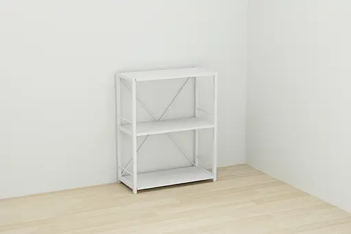 Этажерка 3/60 Ferrum-decor Серии Коннект 73x60x28 белый ДСП Белый 16мм (FRD-104260) - фото 5