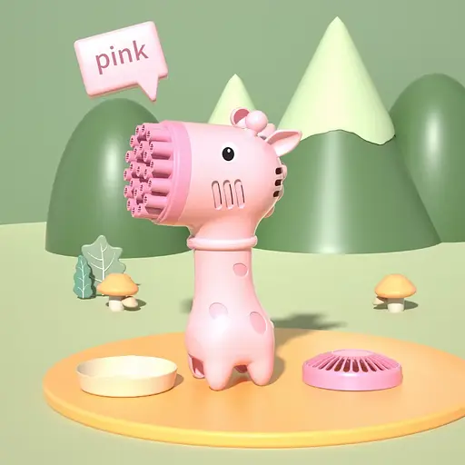 Генератор мыльных пузырей Жираф, 777-9 (в ассортименте) - фото 3