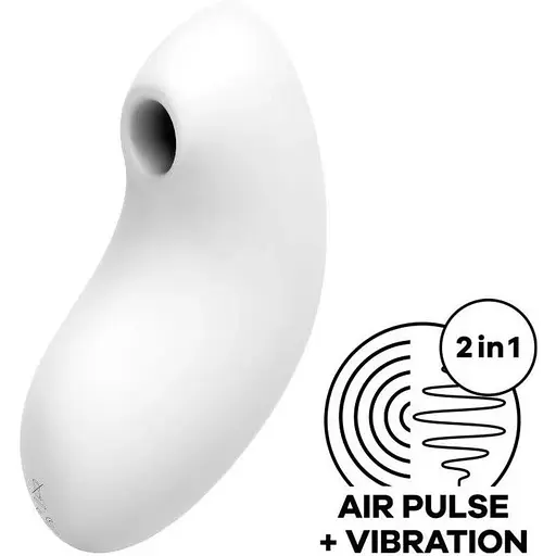 Вакуумний вібратор Satisfyer Vulva Lover 2 Білий - фото 3