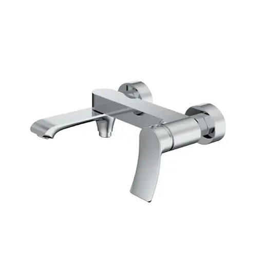 Змішувач для ванни Haiba Bolero 009 короткий вилив з поворотним перемикачем HB9578 Хром - фото 1