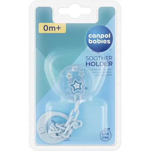 Цепочка к пустышке Canpol babies Newborn Baby голубая (10/877_blu) - фото 2