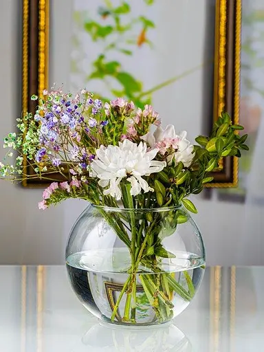 Ваза Trendglass Sphere скляна для квітів та декору 15.5 см (35104) - фото 3