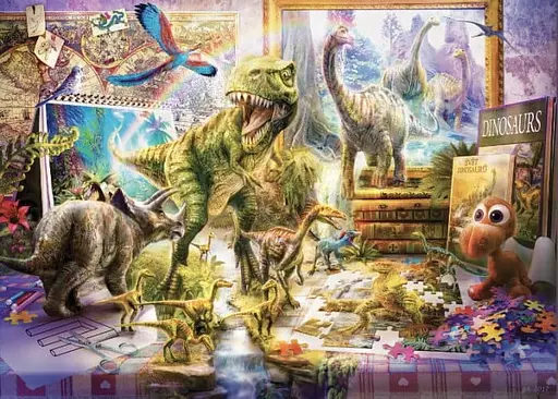 Пазл Anatolian Оживленные игрушечные динозавры 1000 эл. (1067) - фото 2