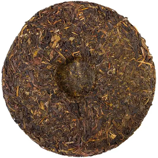 Шен Пуэр Мэнку Старый, но ярый 2008 г. - блинчик, 357 г - фото 5