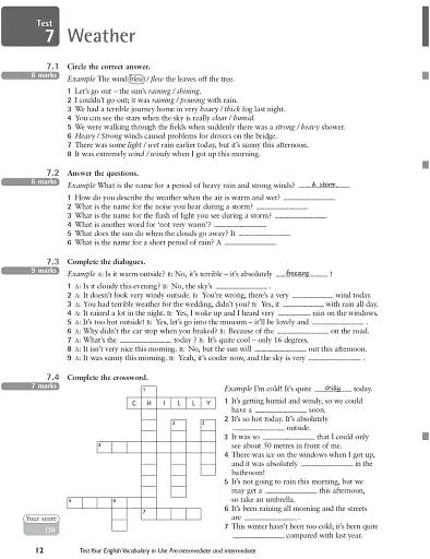 Test Your English Vocabulary in Use Pre-intermediate and Intermediate with Answers 3rd Edition - фото 8