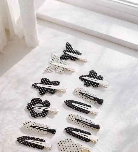 Набір шпильок клік для зачісок Комплект фігурних шпильок для волосся - фото 1