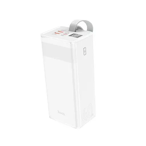 Зарядное устройство для телефона Power bank HOCO J86 Powermaster с фонарем 40000mAh Белый - фото 1
