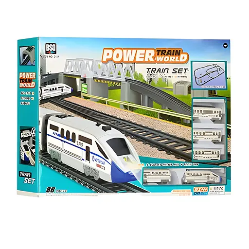 Детская железная дорога Power Train со светом (2181) - фото 3