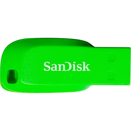Flash SanDisk USB 2.0 Cruzer Blade 32Gb Green - фото 1