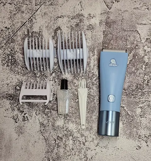 Тихая детская машинка для стрижки VGR V-153 (Безопасные лезвия, Влагозащита) - фото 4