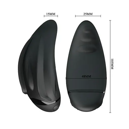 Вібратор для клітора Pretty Love Teaser (чорний) - фото 3