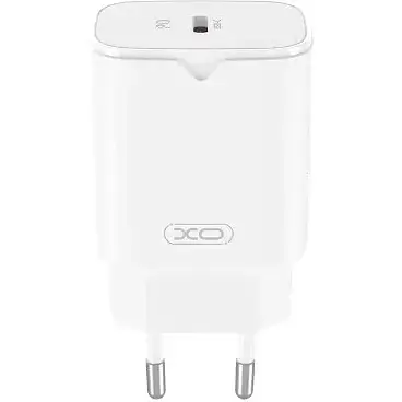 Сетевое зарядное устройство для XO L131 PD30W 1USB-C Fast Charging with Type-C cable Белый - фото 1