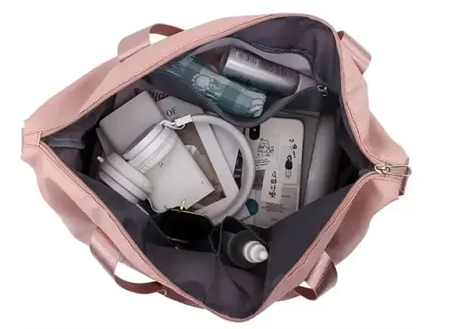 Дорожная сумка для путешествий для ручной клади Розовое золото - фото 3