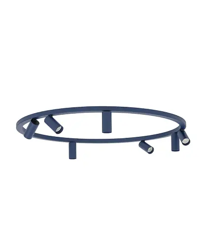 Люстра Nowodvorski 11947 Fourty Round GU10 R35 7x10W IP20 синяя - фото 4