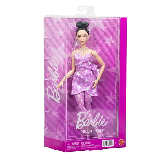 Кукла Barbie Deluxe Style Звездный тотал-лук в барбикоре (JJN71) - фото 6