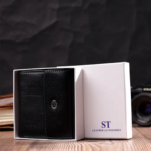 Кожаный женский кошелек ST Leather 10.5х10х1.5 см acs0028409 - фото 8