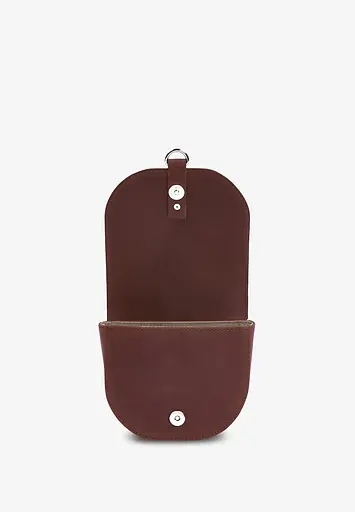 Жіноча шкіряна сумка Ruby S бордова вінтажна - фото 3