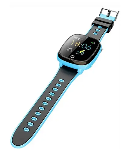 Подарунковий дитячий смарт-годинник Lemfo HW11 4G Aqua Plus з камерою і GPS-відстеженням Синій - фото 3