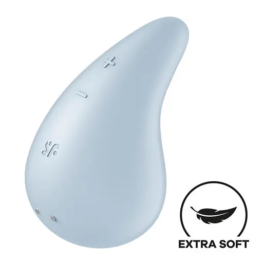 Вібратор для клітора Satisfyer Dew Drop блакитний - фото 6