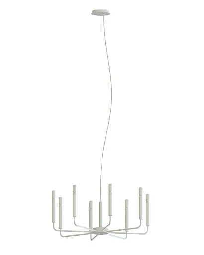 Підвісний світильник, люстра Nowodvorski 11461 Orto VIII E14 8x10W IP20 світло-сірий - фото 1