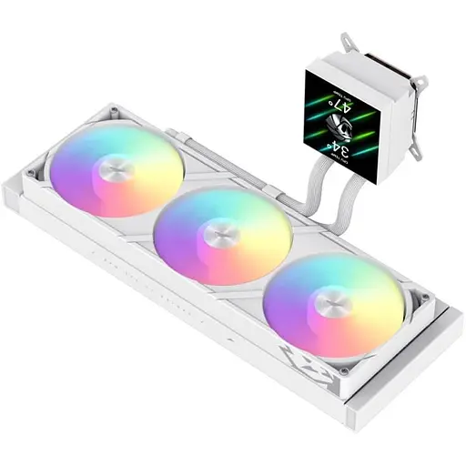 СВО GameMax Glacier 360 LCD White (GLACIER 360 LCD WH) - фото 3