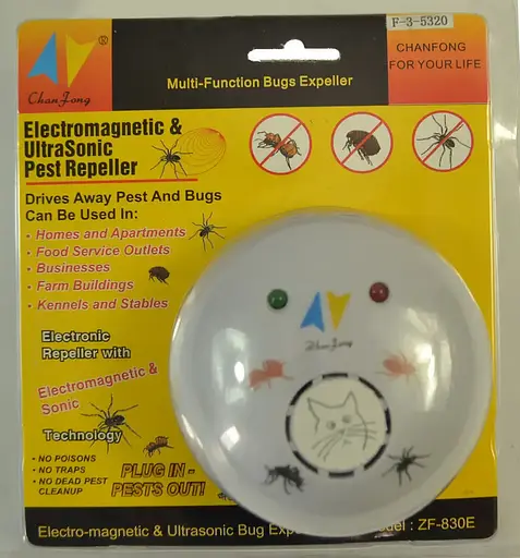 Відлякувач ультразвуковий гризунів (мурах тарганів павуків) ZF-830E