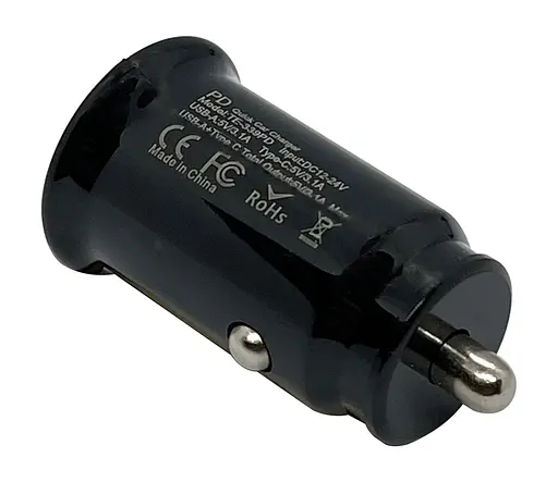 Автомобильное зарядное устройство XON UniLink Type-C 15W (PD15) + 5V/3.1A Black (CU00AC31AB 3395) - фото 6