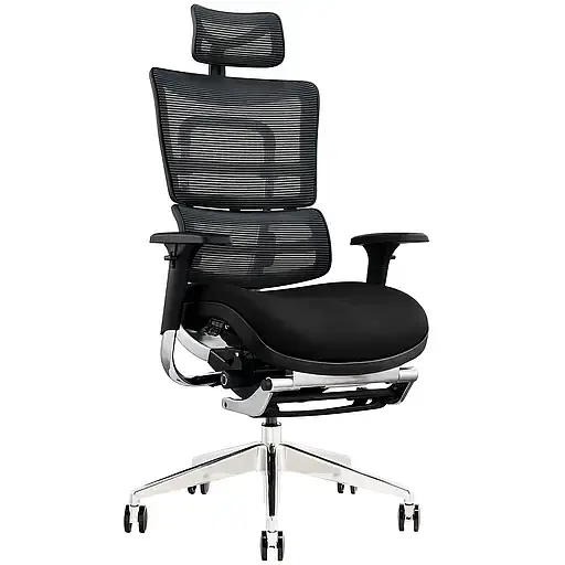 Офисное кресло GT Racer черное (X-802L Black (W-21 B-41)) - фото 1