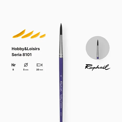 Синтетика круглая Raphaël Loisirs №8 (Франция) - фото 2