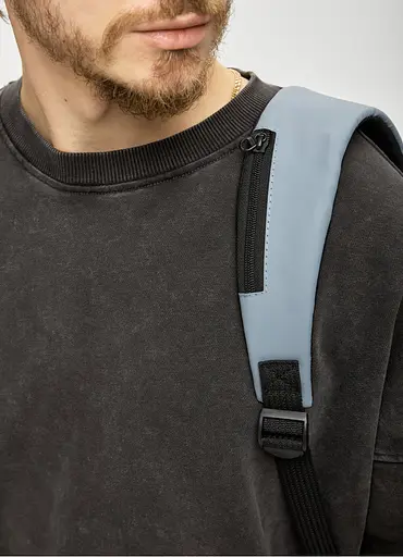 Чоловічий рюкзак Sambag Zard Neo блакитний 43 х 27 х 13 см (25000010m) - фото 5