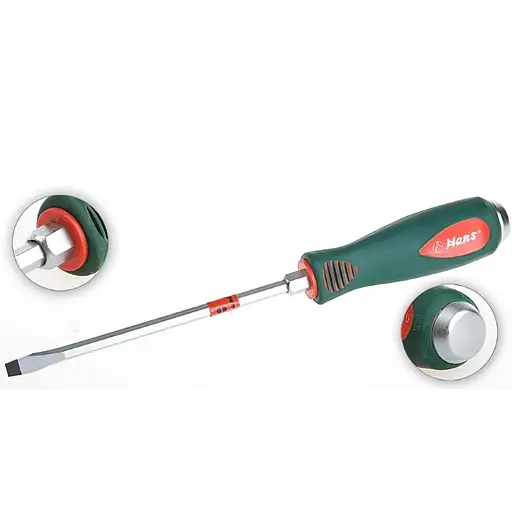 Викрутка Hans ударна шліцьова 8 мм х 200 мм (0516М 8-8) - фото 1