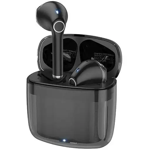 Навушники Bluetooth Hoco Clear Explore Edition true wireless BT headset EW15 чорні - фото 4