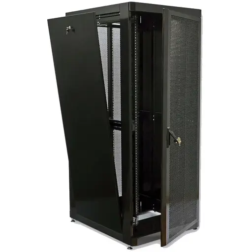 Шкаф на пол 19", 42Ux800x1000, (Ш*Г), черный