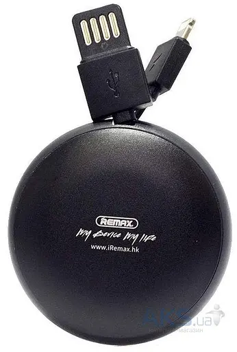 Кабель 2 в 1 Micro + Lightning рулетка, сворачивающаяся Remax RC -0990 - фото 1