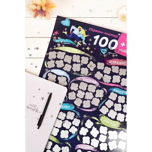 Скретч постер "100+1 побачення" Fun Games FGS65 українською мовою - фото 7