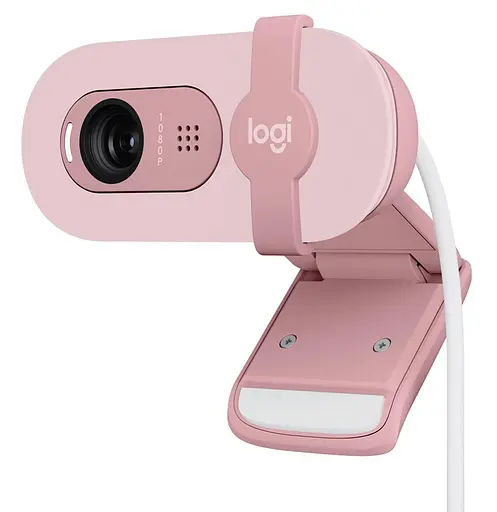 Веб-камера Logitech Brio 100 Full HD Rose (960-001623) - фото 1