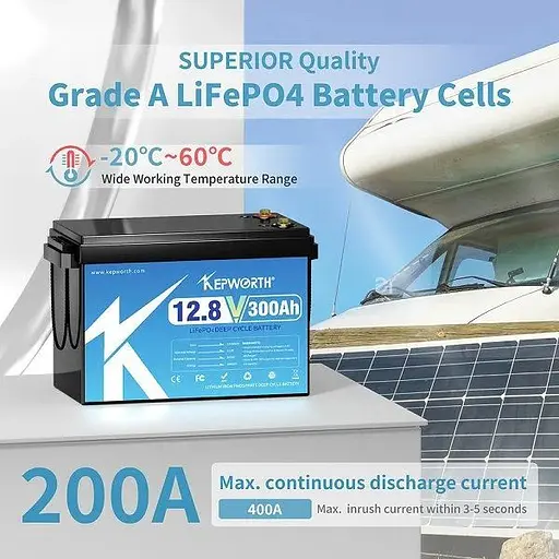 Аккумулятор Kepworth LiFePO4 12V 12.8V/300Ah/3840Wh (KW-12-300) [125495] - фото 4