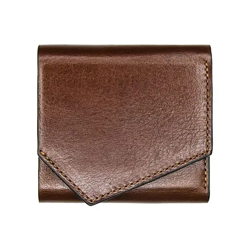 Кожаный кошелек Grande Pelle 10х9.5х2 см acs0029302 - фото 1