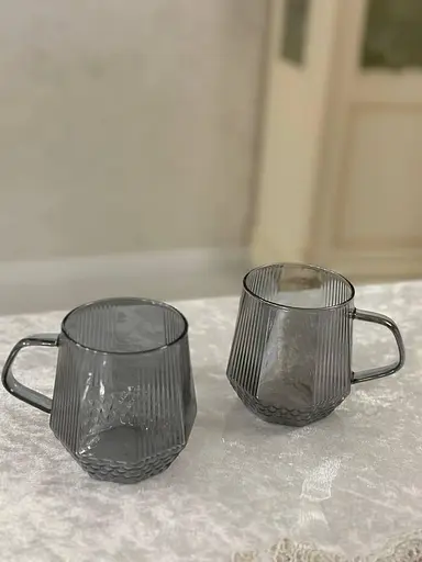 Набор чашек Vittora Night VT-5106-400 2 чашки 400 мл Серый - фото 3