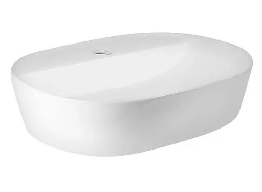 Комплект Qtap Scorpio: Раковина накладная овальная 500x380x120 мм White + Донный клапан PU02 (QT14112202WN47313) - фото 3