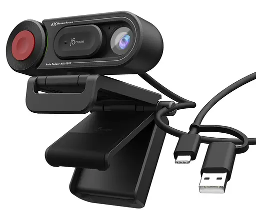 Веб-камера j5create Bеб-камера JVU250-N USB-A/C (JVU250-N) - фото 1