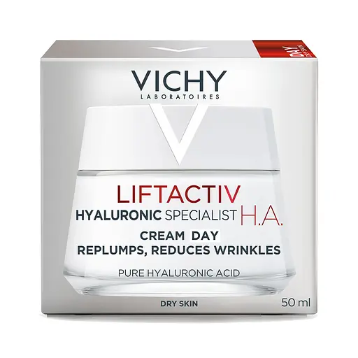 Разглаживающий крем для лица Vichy Liftactiv H. A. с гиалуроновой кислотой для коррекции морщин для сухой кожи 50 мл - фото 2