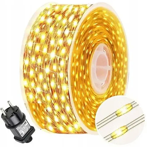 Уличные, садовые гирлянды SunLamp 200 м 2000 лед светодиодные наружные фонари