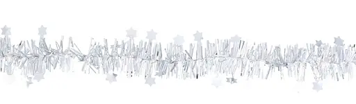 Мішура декоративна Chomik із зірками срібляста 7 м (GIF3331) - фото 2