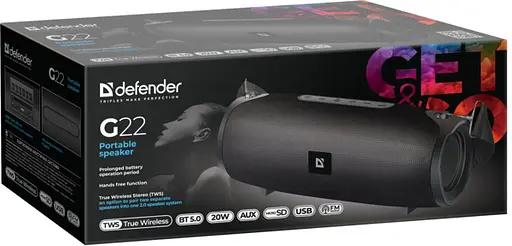Акустична система Defender G22 Black (65122) - фото 2