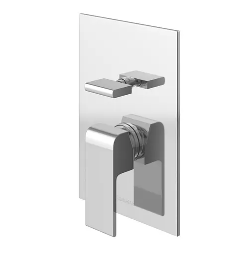 Душевая система Kohlman Saxo 25 chrome + BOX скрытого монтажа QW210SQ25, Хром - фото 6